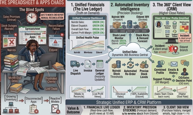 Department Unification and Business Process Integration - Unified Communications Platform, Microsoft Teams Deployment, Zoho One Integration, Cross-Department Collaboration, Nairobi Enterprise Solutions